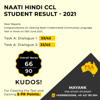 Psa Study NAATI CCL Hindi