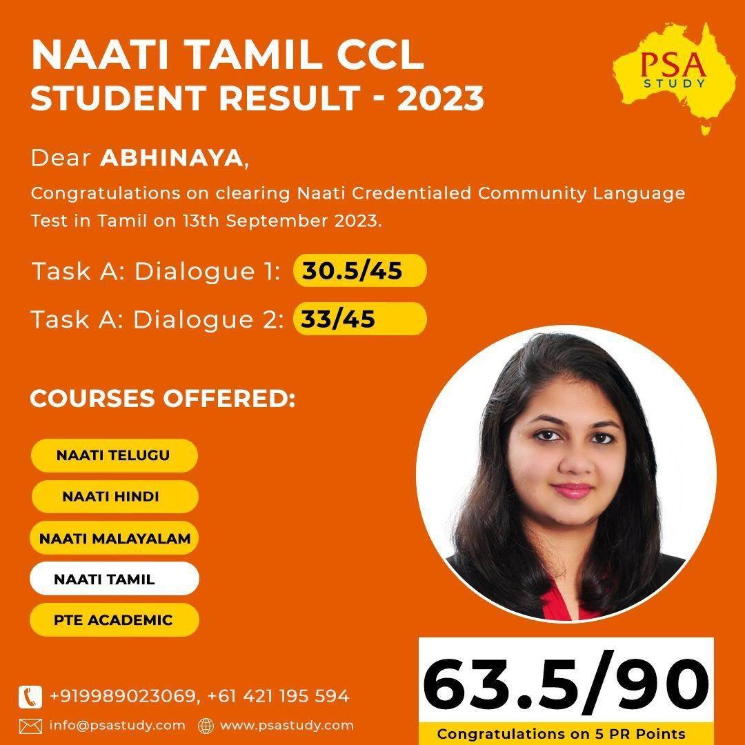 NAATI Tamil training