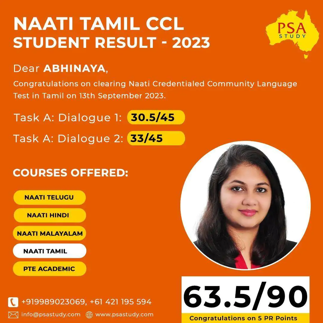NAATI Tamil training