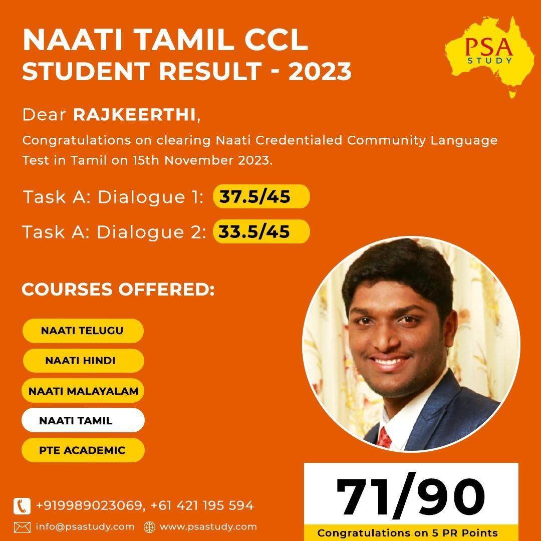 NAATI ccl Tamil training