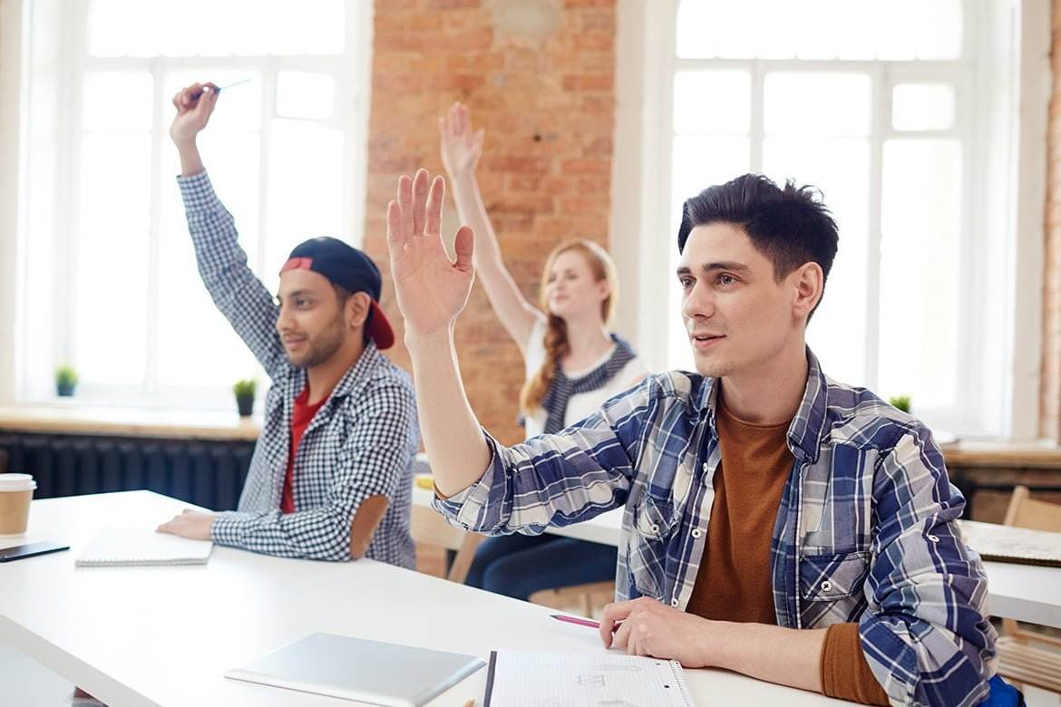Group of students preparing for NAATI CCL exam in different languages